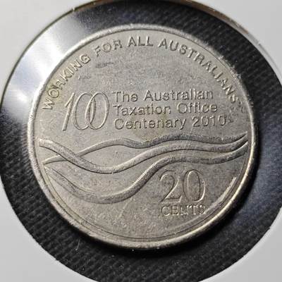 KK钱币收藏小铺  第368场  2月预留时间 周末发货 -  澳大利亚20分纪念币