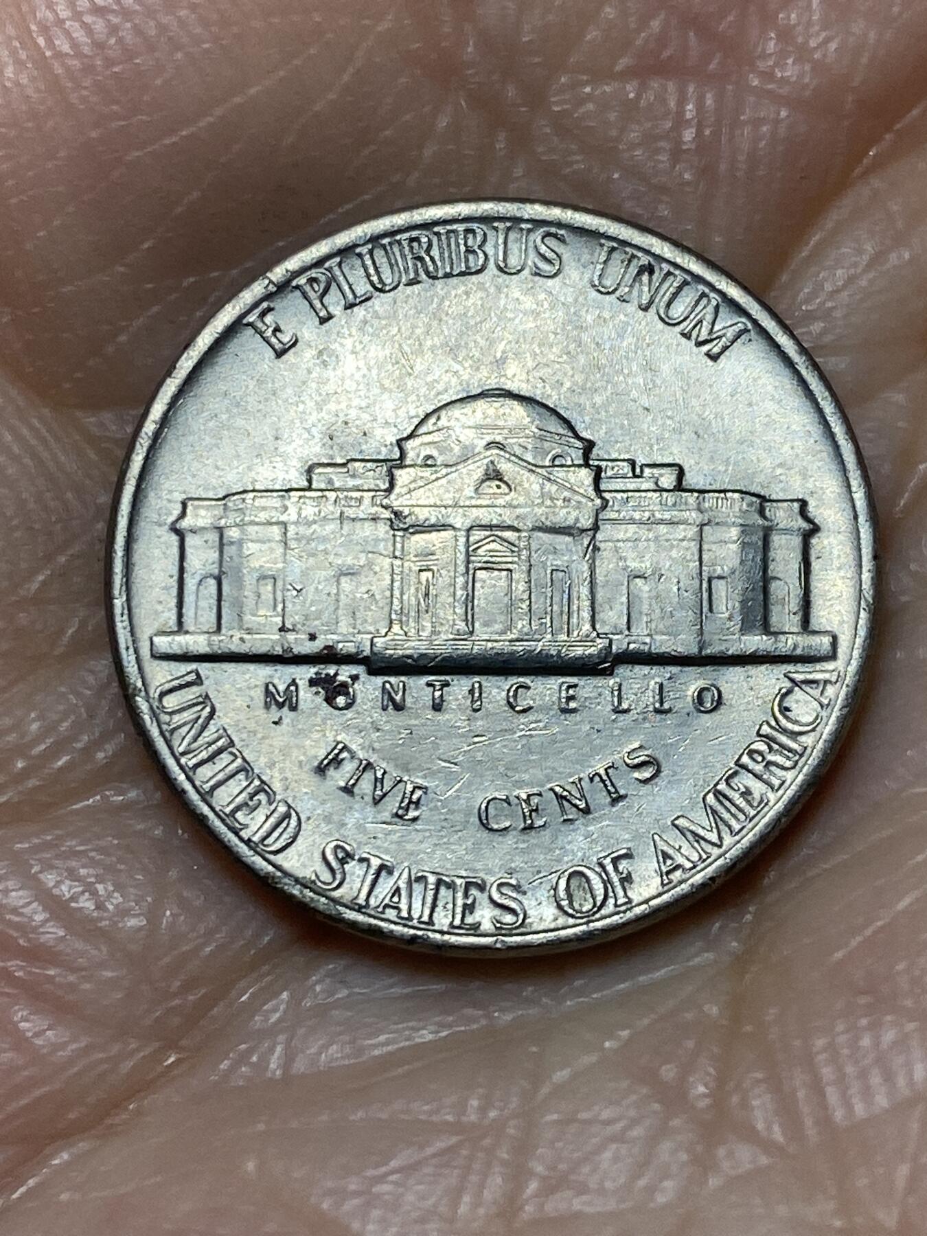 2025年第一百二十八场(总第一百五十四场）外国好品散币、邮币封和邮票场(免佣金) 美国🇺🇸1978年5分(杰斐逊5分第三版，D标丹佛造)