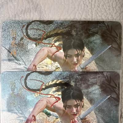 花开卡拍第47期（11月16号周日截拍，品控勿拍!!!拍品不寄存，运费5元，自制卡难免瑕疵，可能存在轻微撞角爆边等出厂瑕疵，品控介意勿拍！） - 燎原 人间传 刷子 顾大嫂双服饰 幻彩粗闪2张