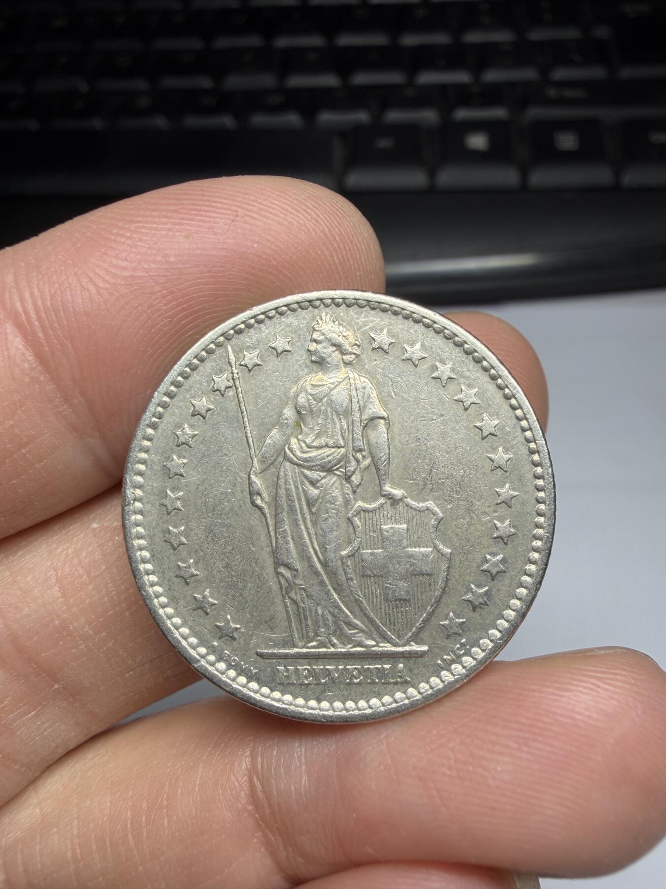 2025年集古藏今外币拍卖第十期-第5场—（总第285拍），可以寄存60天，满160元包邮。 1973年瑞士2法郎