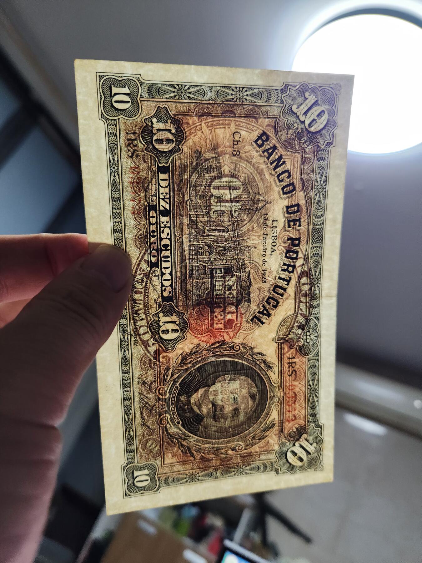 11月12号晚上8点 外国纸币自动截拍第55场 葡萄牙稀少品种极美品稀少