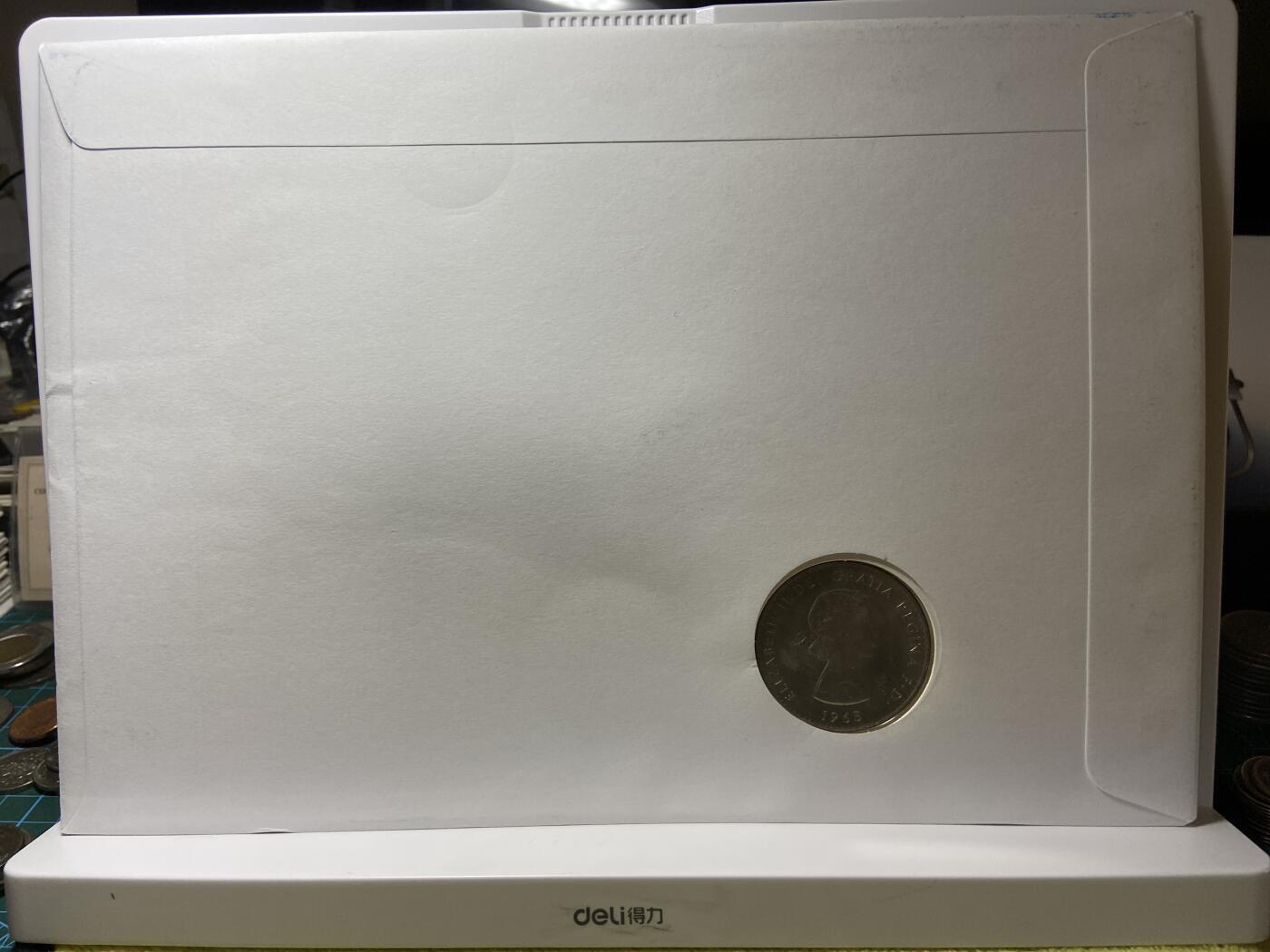 2025年第一百二十八场(总第一百五十四场）外国好品散币、邮币封和邮票场(免佣金) 大型邮币封–英国🇬🇧1965年25便士纪念币(2001年英国皇家海军潜艇部队成立100周年纪念封)