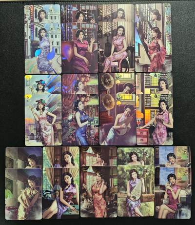 天玑星卡拍第137期《11.13周四截拍》持续收拍收评中 满赠卡需备注 - 卡将卡牌 秦淮十三钗 普+特 彩闪 二十六张