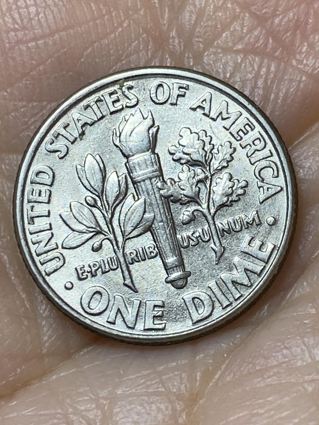 2025年第一百二十七场(总第一百五十三场）外国好品章牌、散币(免佣金) 美国🇺🇸1992年1角(罗斯福1角第二版，D标丹佛造)