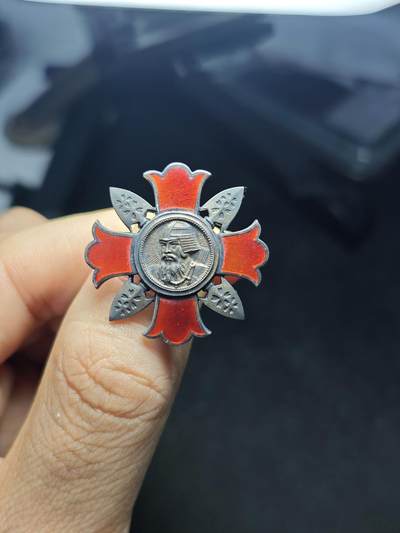 军人伤痍记章从军记章纯银 - 军人伤痍记章从军记章纯银