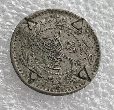 外国优质老铜币银币，周六九点倒数截拍，满百包邮，可寄存半年，喜欢朋友微信扫描二维码可直接参拍 - 奥斯曼帝国1911年10帕拉