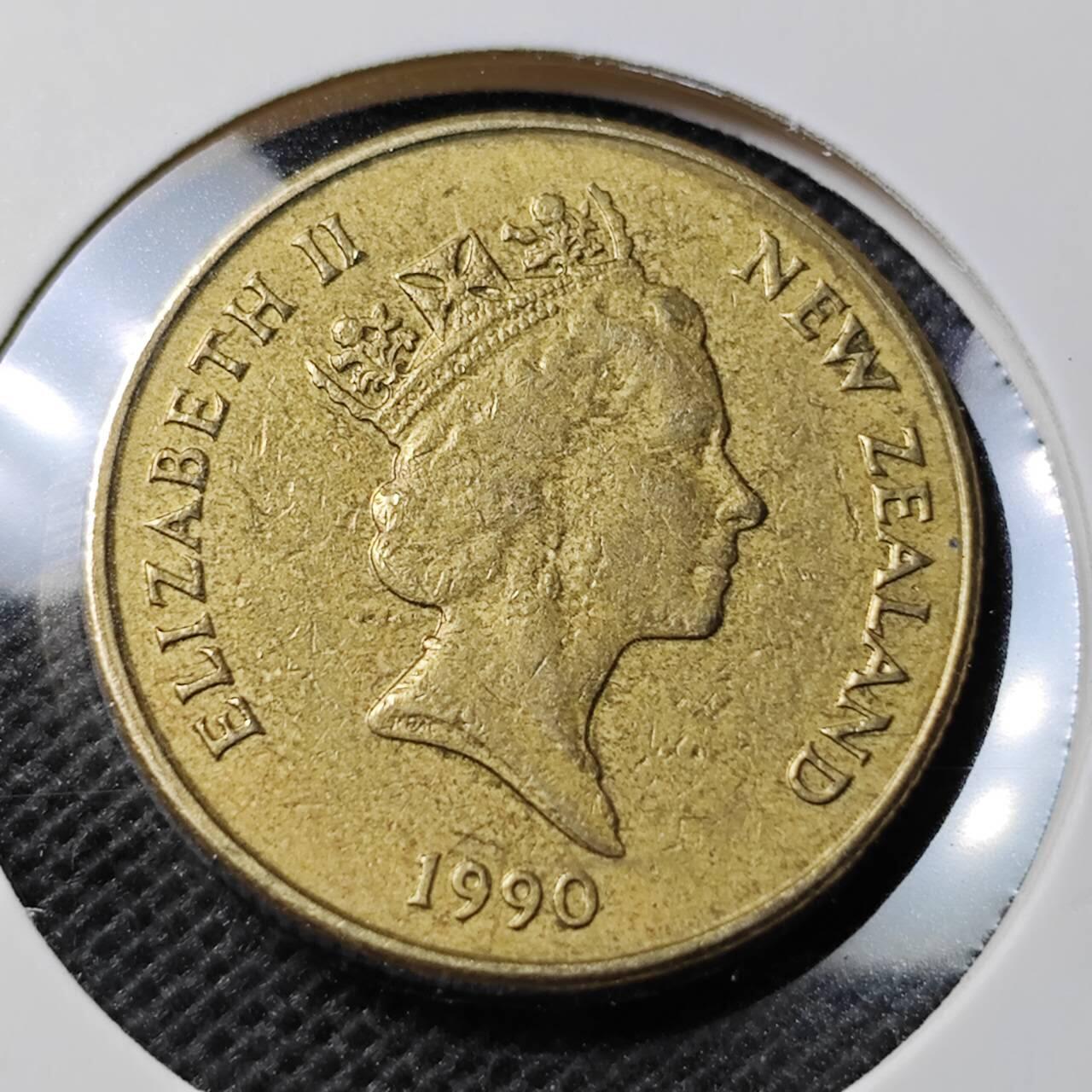 KK钱币收藏小铺  第368场  2月预留时间 周末发货  新西兰1元