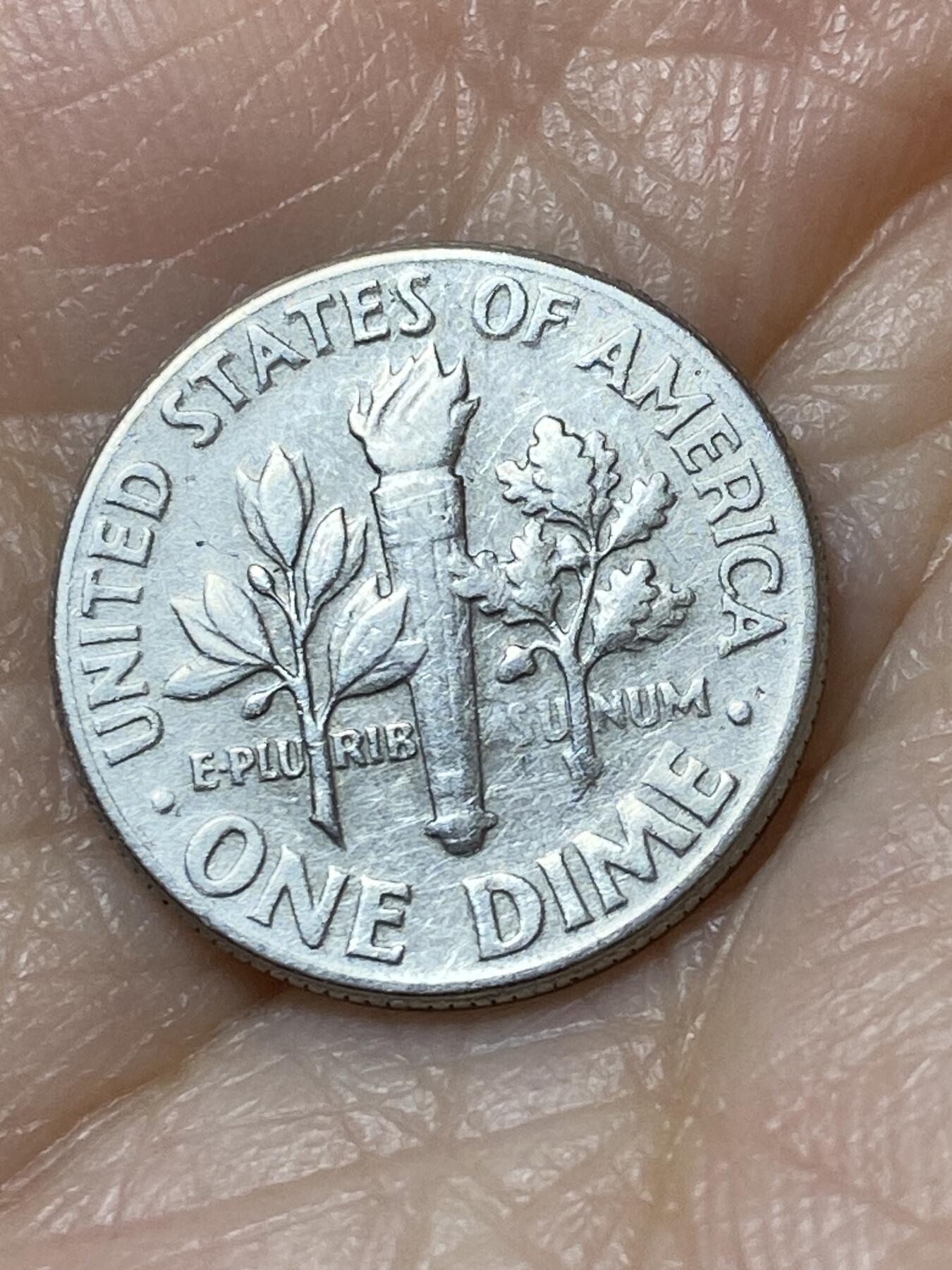 2025年第一百二十七场(总第一百五十三场）外国好品章牌、散币(免佣金) 美国🇺🇸1972年1角(罗斯福1角第二版，D标丹佛造)