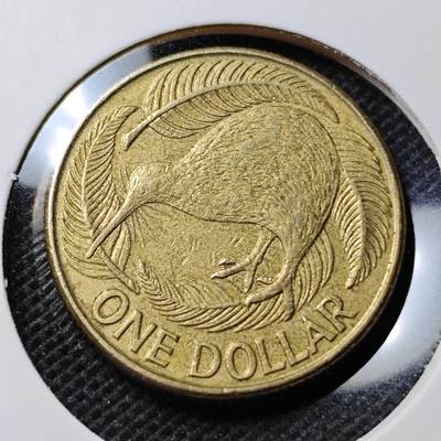 KK钱币收藏小铺  第368场  2月预留时间 周末发货 -  新西兰1元