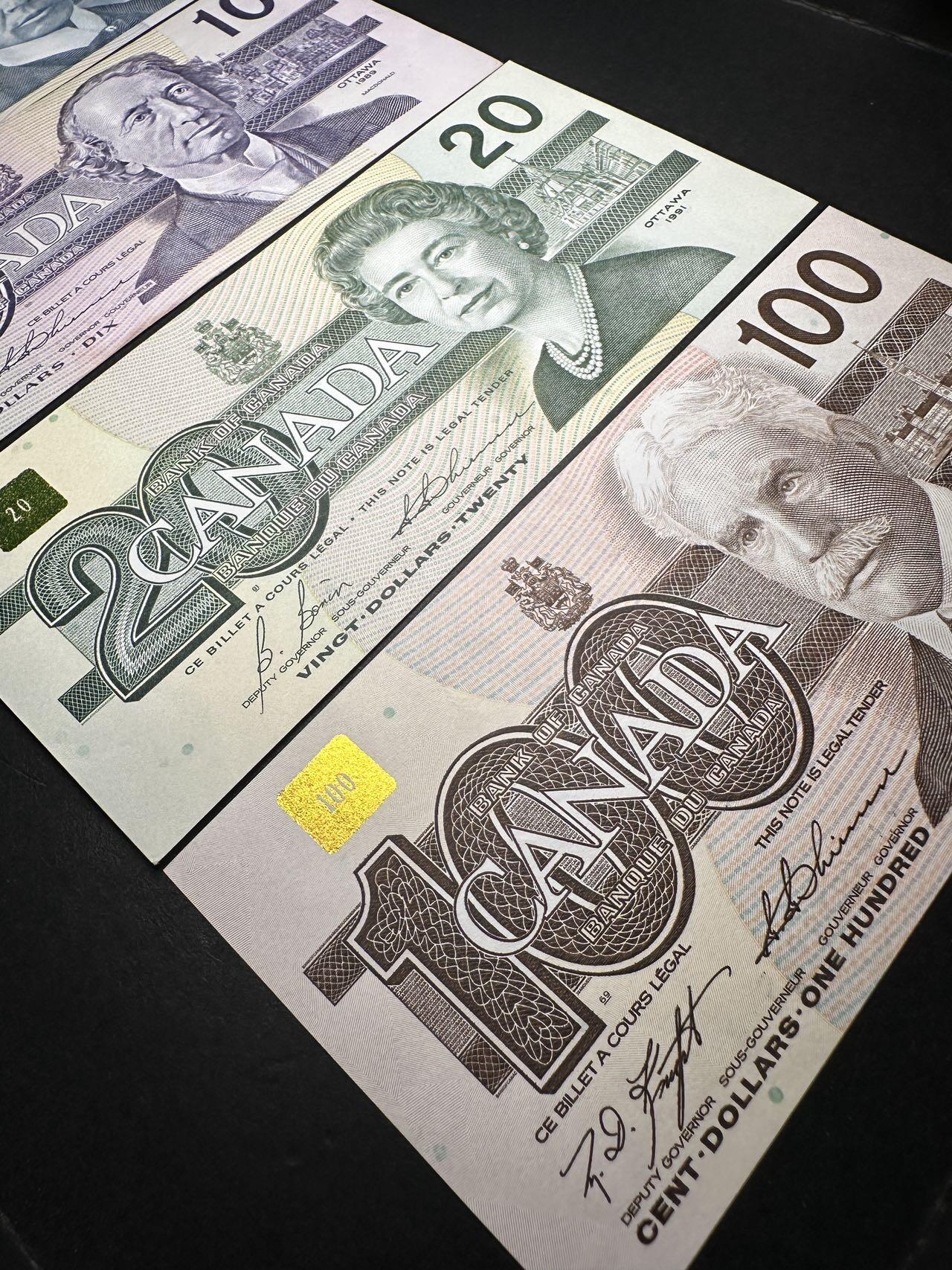 蒂克钱币-第47场 外国平价纸币拍卖 加拿大 1986-1991年 125加元纸币 AU- UNC