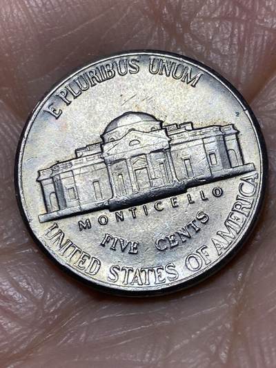 2025年第一百二十八场(总第一百五十四场）外国好品散币、邮币封和邮票场(免佣金) - 美国🇺🇸1987年5分(杰斐逊5分第三版，P标费城造)