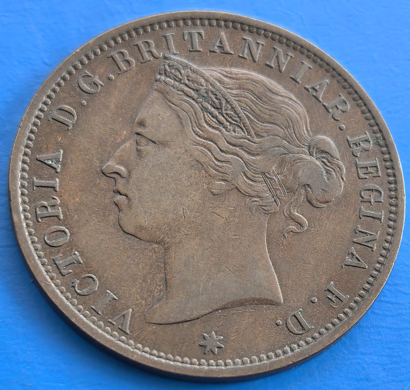 外国优质老铜币银币，周六九点倒数截拍，满百包邮，可寄存半年，喜欢朋友微信扫描二维码可直接参拍 极美品发财年1888年泽西1/12先令大铜币