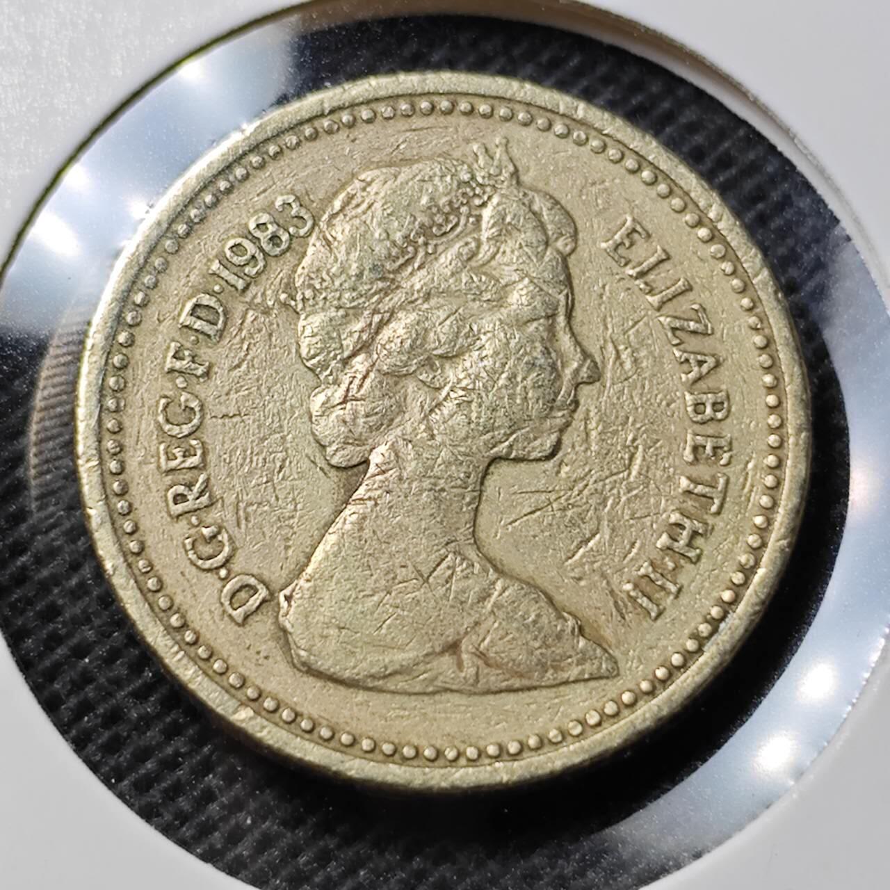 KK钱币收藏小铺  第368场  2月预留时间 周末发货  英国1镑