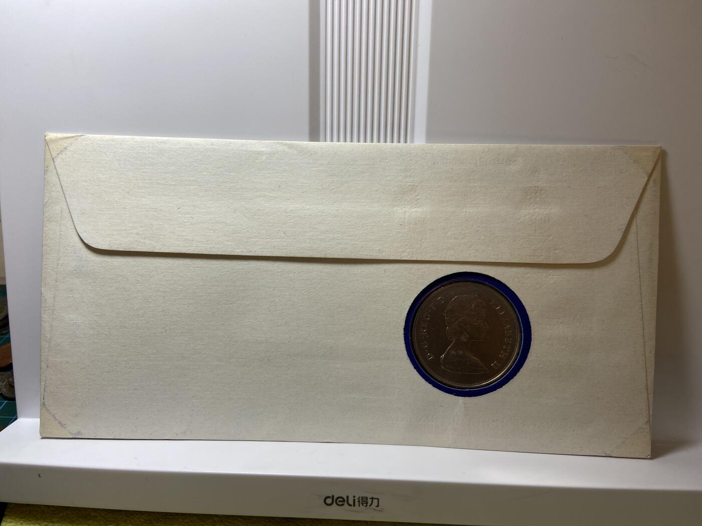 2025年第一百二十八场(总第一百五十四场）外国好品散币、邮币封和邮票场(免佣金) 邮币封–英国🇬🇧1981年25便士纪念币(查尔斯王储和戴安娜王妃大婚纪念封)