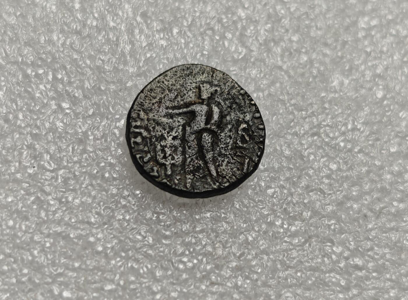 瓶子🏺第216期拍卖会  印度帕提亚王国 冈多法勒斯 银铜合金币 约公元35-60年