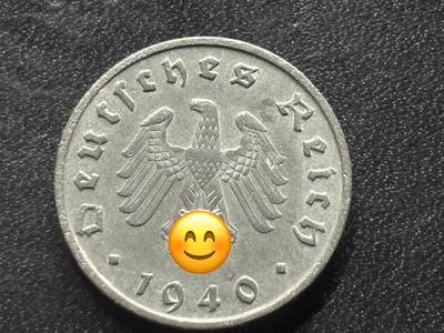 邮泉阁限时拍卖第三十五场补 德国硬币（第三帝国）专场（硬币在国外。请付邮费6元。） - 德国第三帝国1940年10芬尼B版