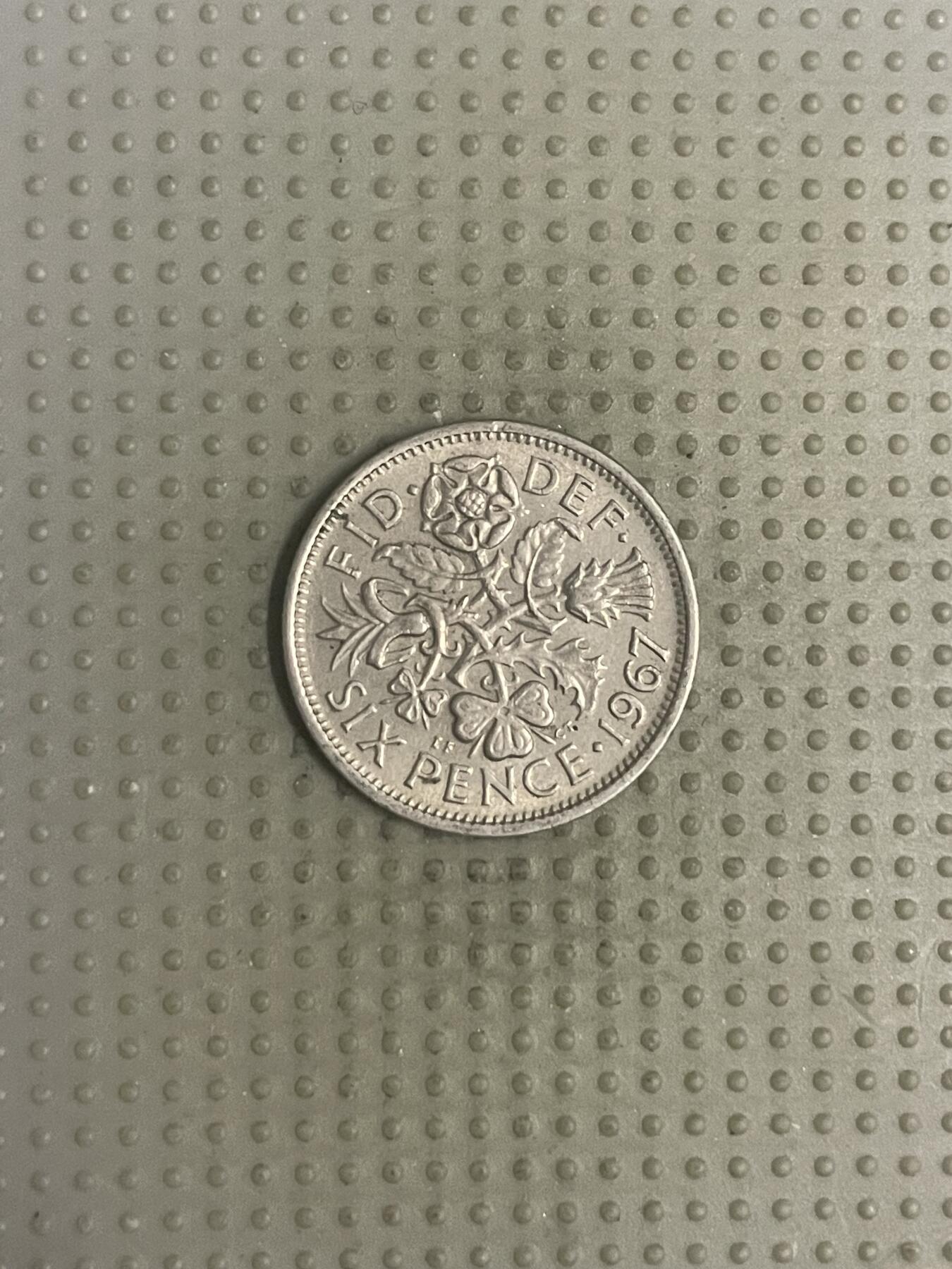 2025年第113场各国散币拍卖（总第113场） 英国1967年6便士