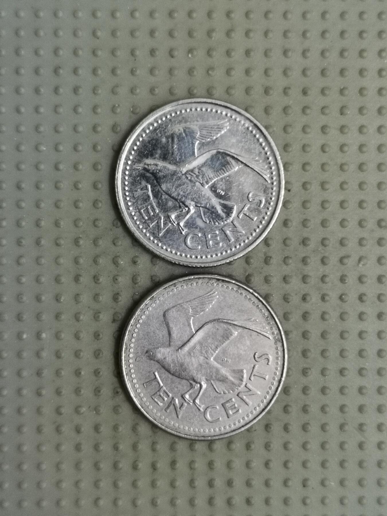 2025年第113场各国散币拍卖（总第113场） 巴巴多斯10分2枚