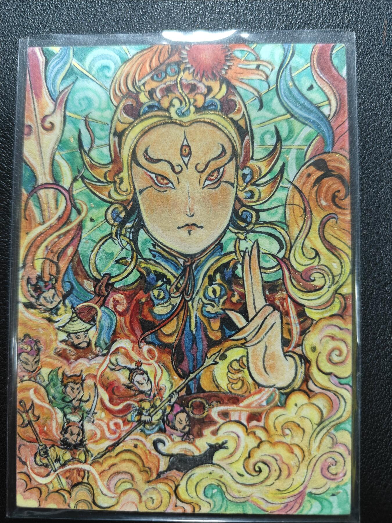 天玑星卡拍第137期《11.13周四截拍》持续收拍收评中 满赠卡需备注 【手绘卡】王小玩 杨戬 梅山六友 哮天犬 手绘卡