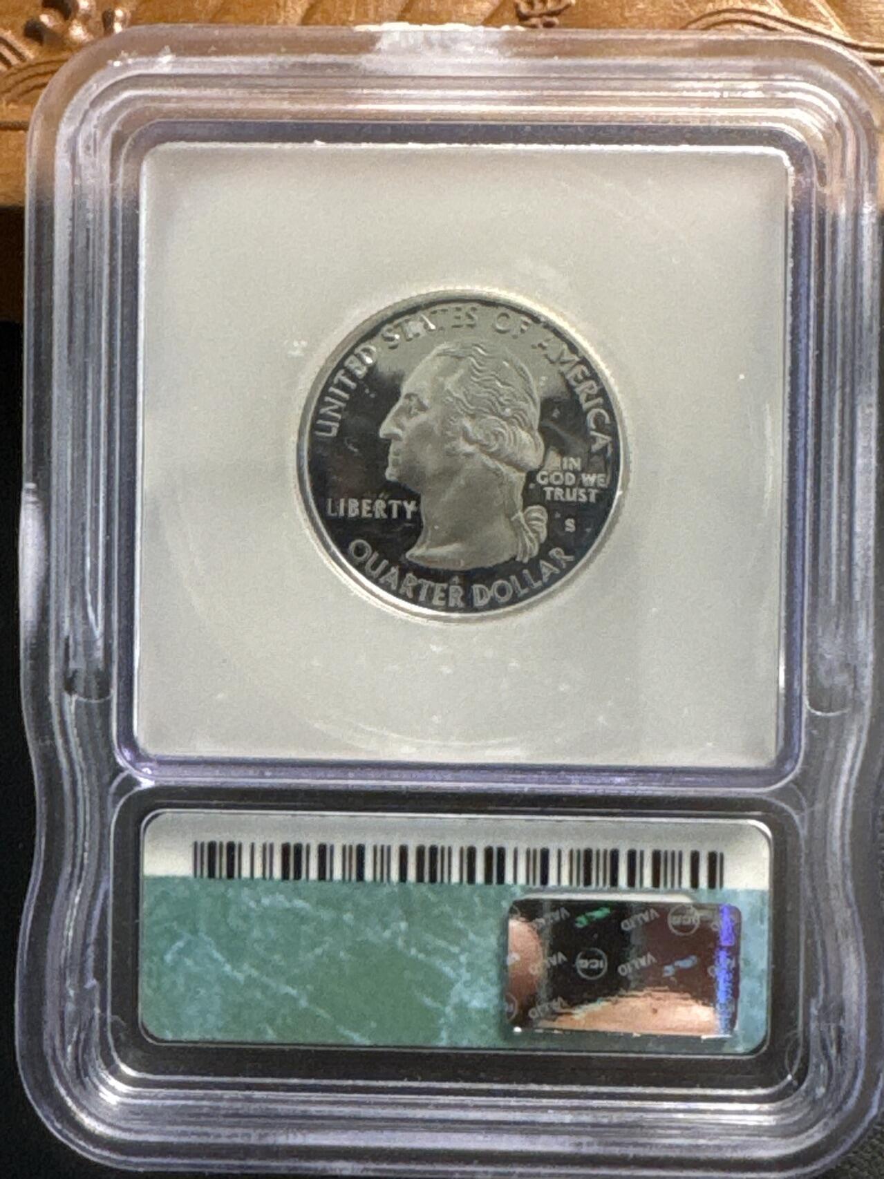 ❤️【币观天下】❤️ 第330期钱币拍卖- 2025.11.14周五晚上6点半场-长期征集拍品 2001年美国“蓝草之州”肯塔基州“故乡的路”银币ICG PR70