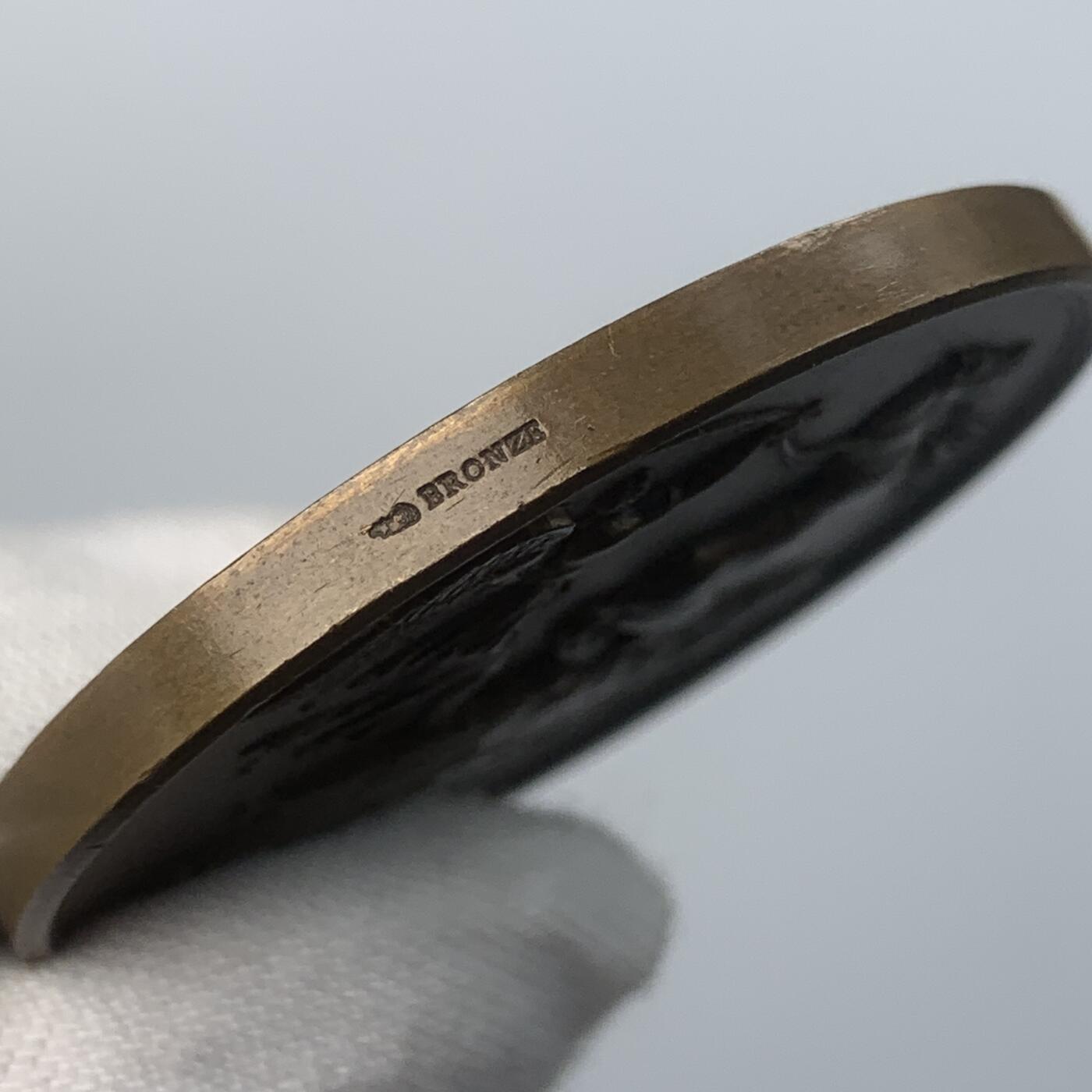 掌中浮雕-藏着的欧洲第041场 1800年拿破仑马伦哥战役纪念铜章，42mm，丰饶角边铭