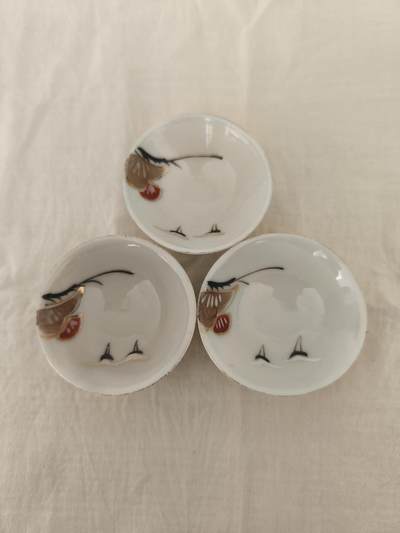 海外回流精品拍卖11.16 - 日本回流老酒杯三只