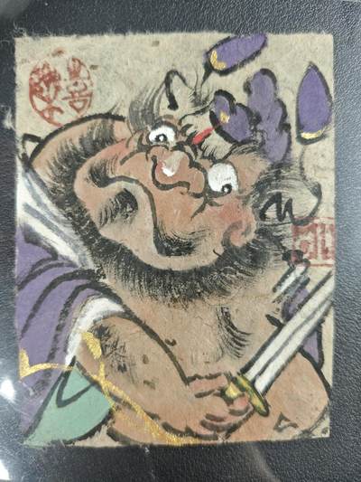 天玑星卡拍第137期《11.13周四截拍》持续收拍收评中 满赠卡需备注 - 【手绘画纸】钟馗 手绘画纸