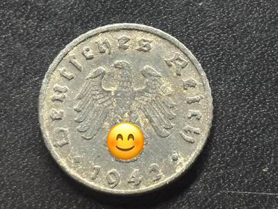 邮泉阁限时拍卖第三十五场补 德国硬币（第三帝国）专场（硬币在国外。请付邮费6元。） - 德国第三帝国1942年5芬尼A版
