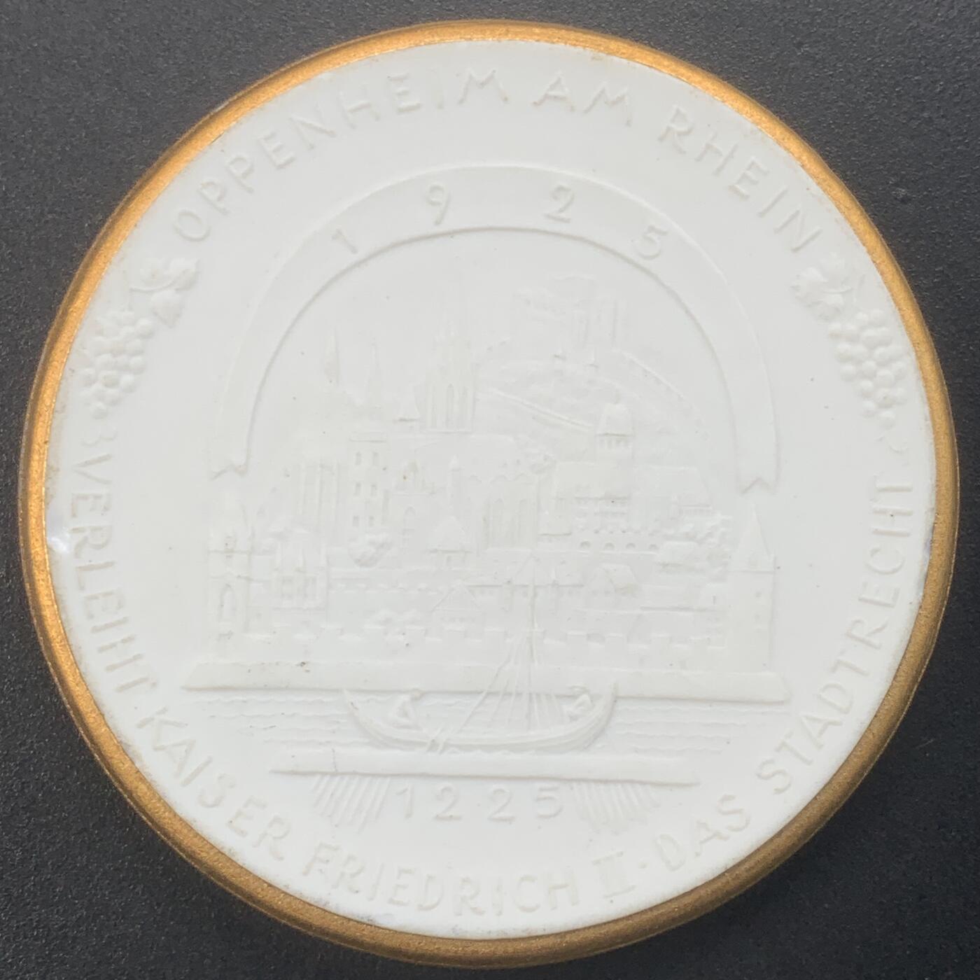 掌中浮雕-藏着的欧洲第041场 德国瓷章，61mm