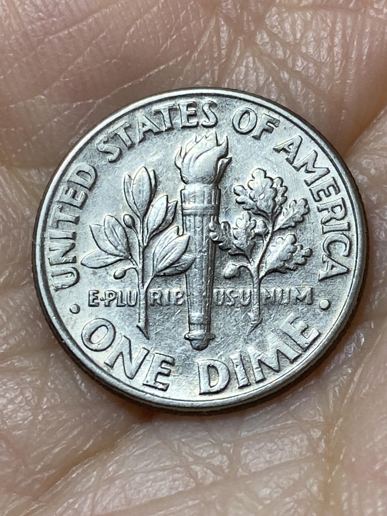 2025年第一百二十七场(总第一百五十三场）外国好品章牌、散币(免佣金) 美国🇺🇸1986年1角(罗斯福1角第二版，D标丹佛造)