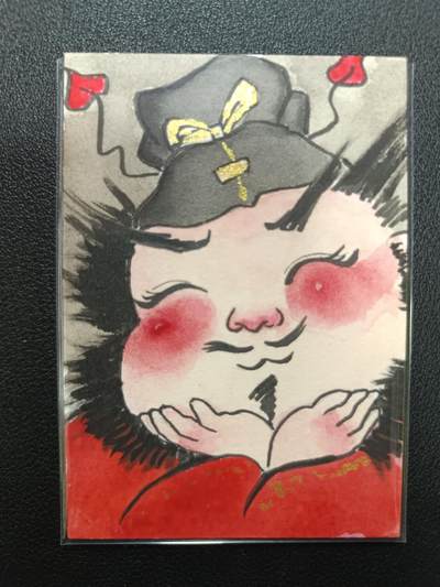 天玑星卡拍第138期《11.17周一截拍》持续收拍收评中 满赠卡需备注 - 【手绘卡】小火柴 钟馗 手绘卡