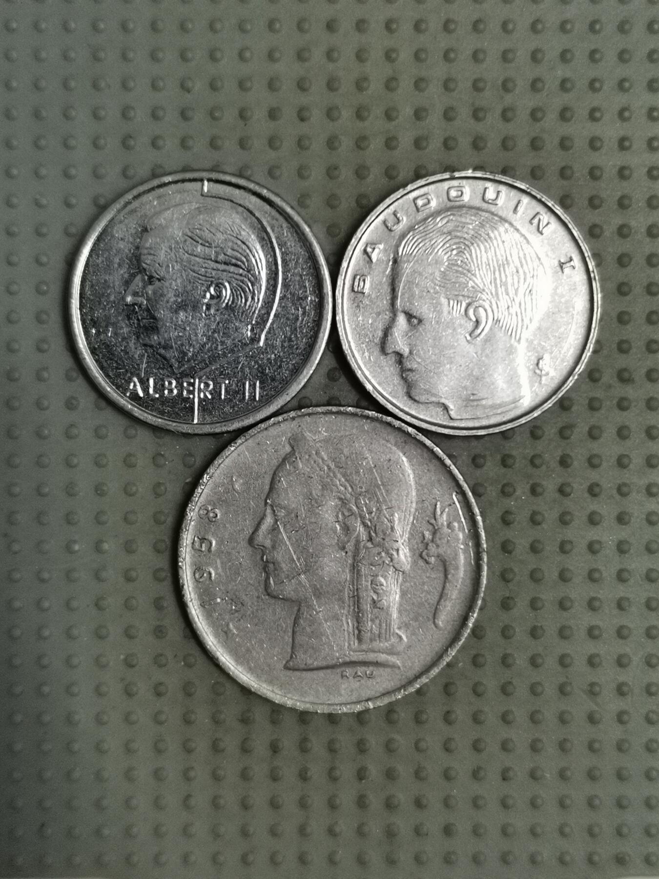 2025年第114场各国散币拍卖（总第114场） 比利时1法郎3枚