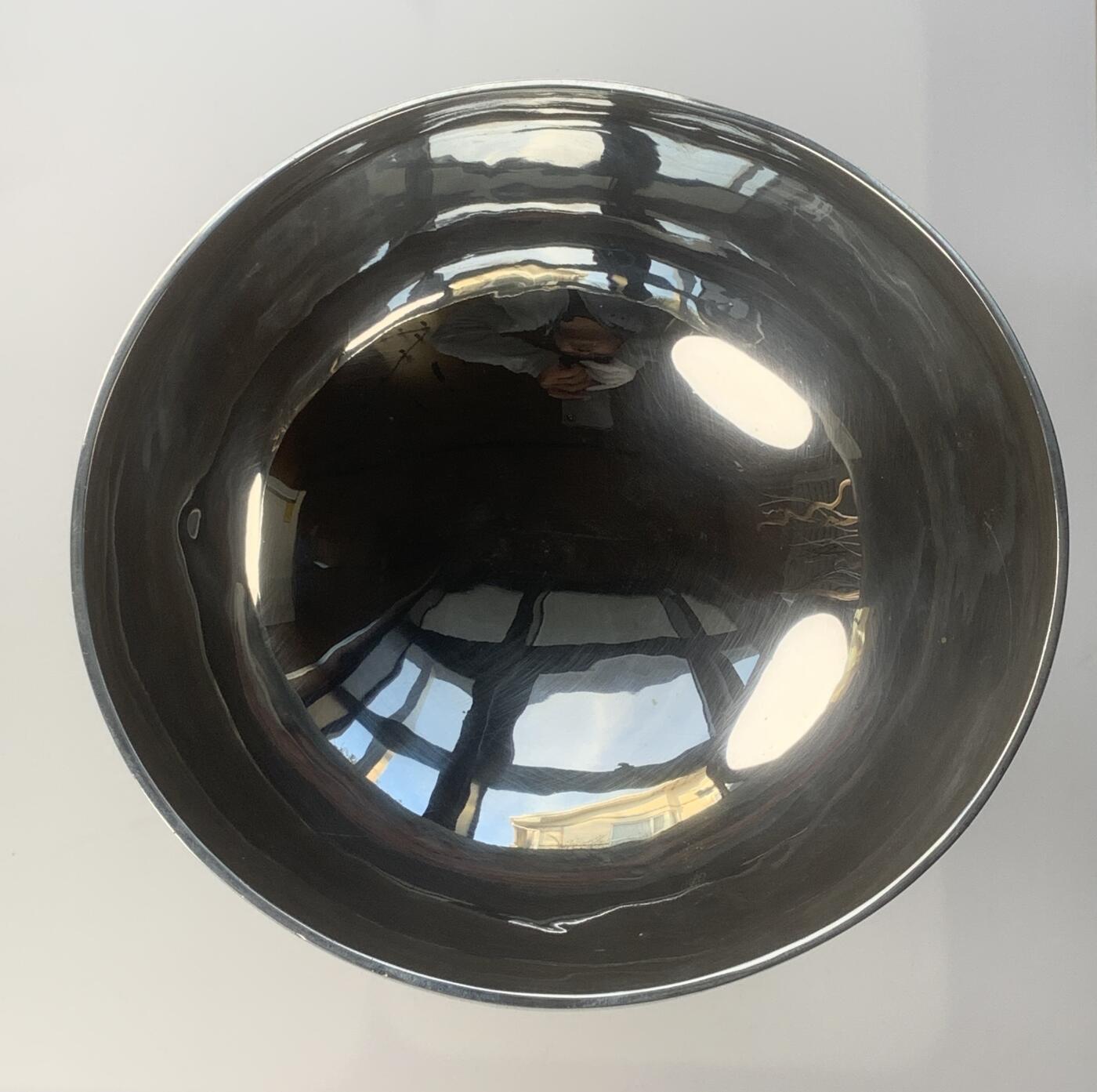 掌中浮雕-藏着的欧洲第041场 1908英国格拉斯哥高银果篮，21厘米高 X 20.20厘米，重863克，有银标（末图银标注解）