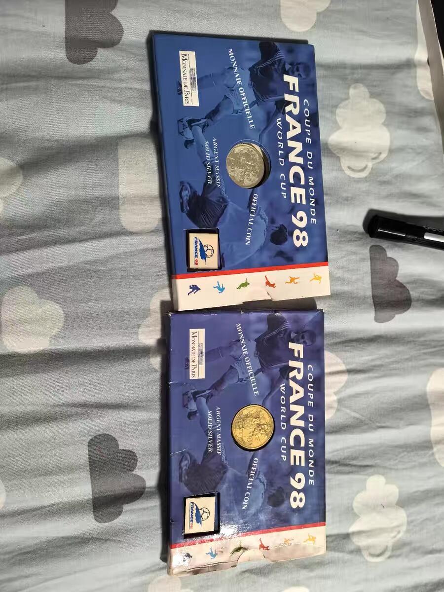 1998年法国世界杯足球赛纪念币之主办国发行版本