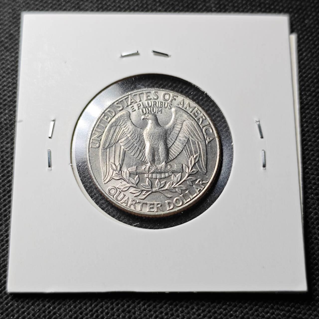 KK钱币收藏小铺  第368场  2月预留时间 周末发货  1989美国25美分 好品