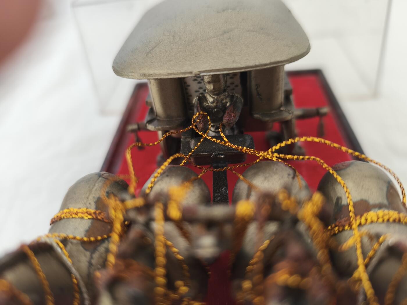 海外回流精品拍卖11.16 日本回流兵马俑彩绘铜车马