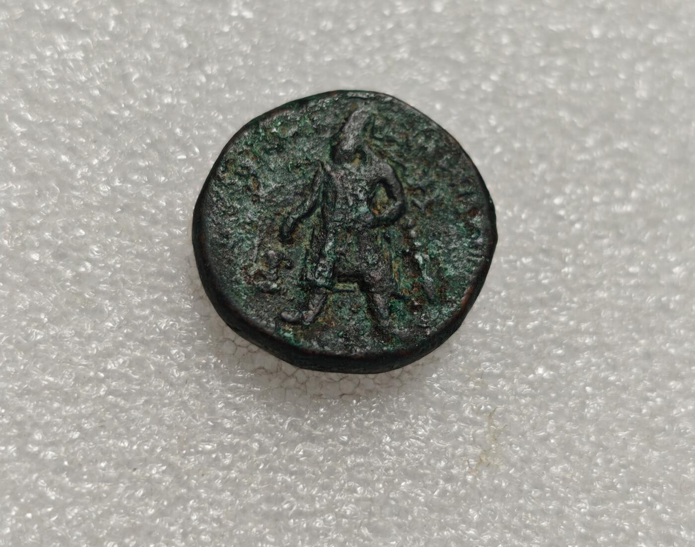 瓶子🏺第216期拍卖会  贵霜王朝打制铜币  四德大型铜币