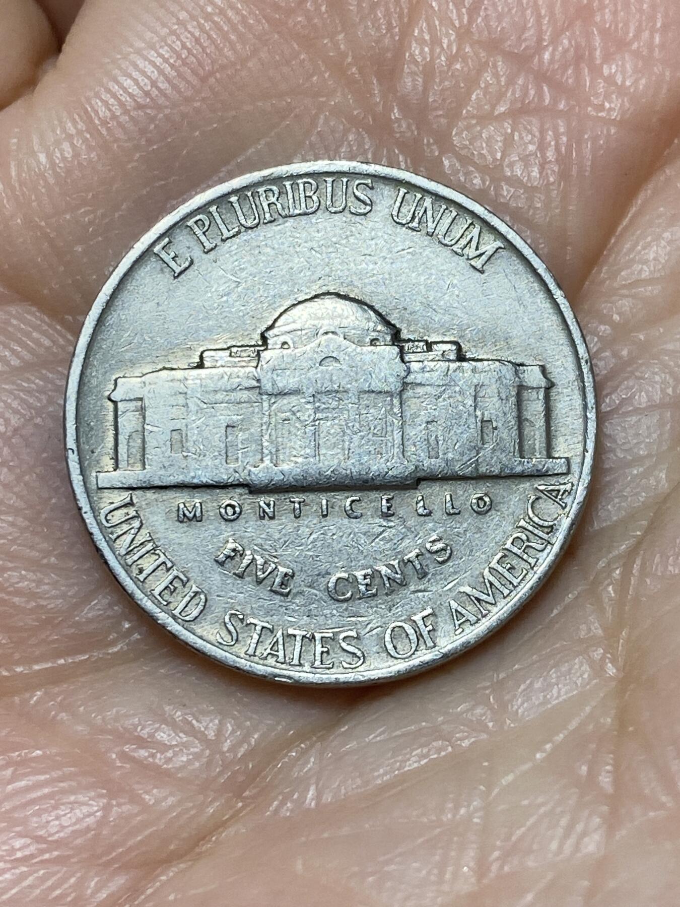 2025年第一百二十八场(总第一百五十四场）外国好品散币、邮币封和邮票场(免佣金) 美国🇺🇸1940年5分(杰斐逊5分第一版，无标)