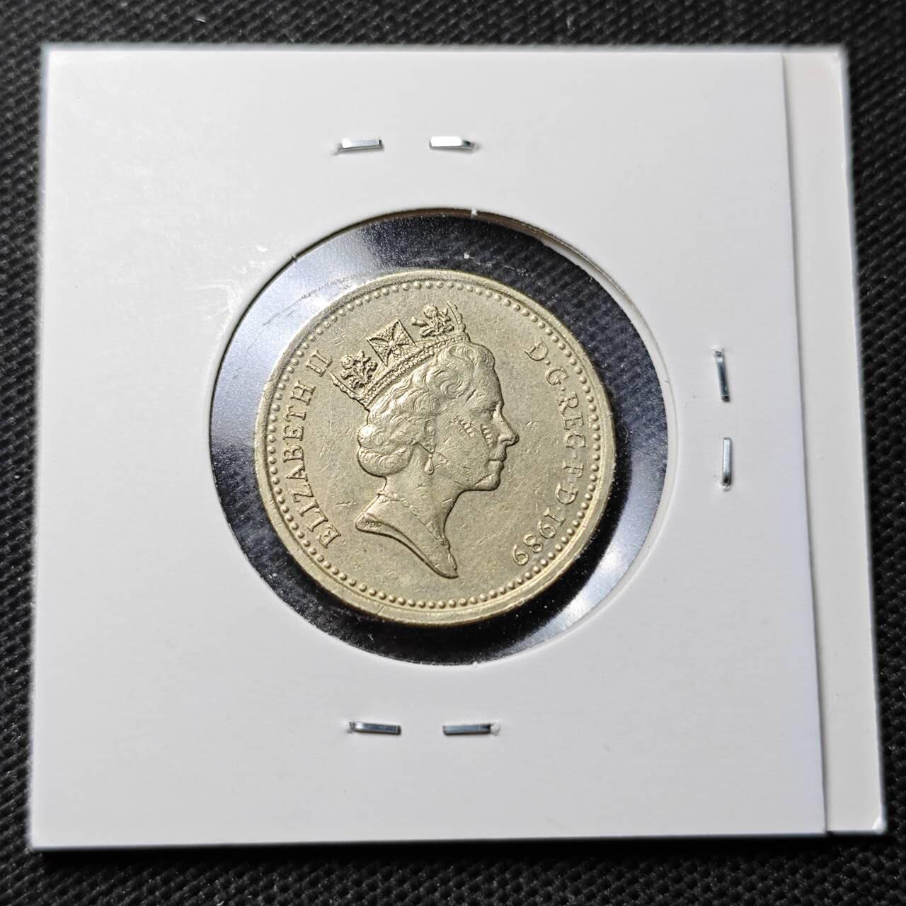 KK钱币收藏小铺  第369场  2月预留时间 周末发货  英国1镑