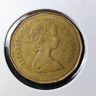 KK钱币收藏小铺  第369场  2月预留时间 周末发货 -  加拿大一元