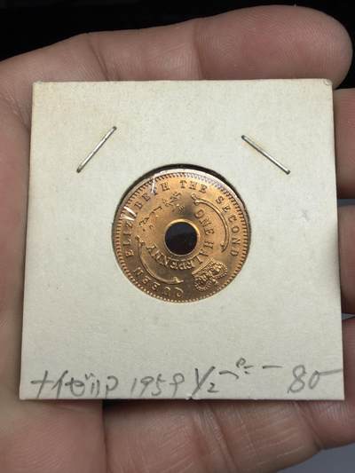 2025年集古藏今外币拍卖第十期-第6场—（总第286拍），可以寄存60天，满160元包邮。 - 1959年英属尼日利亚1/2便士