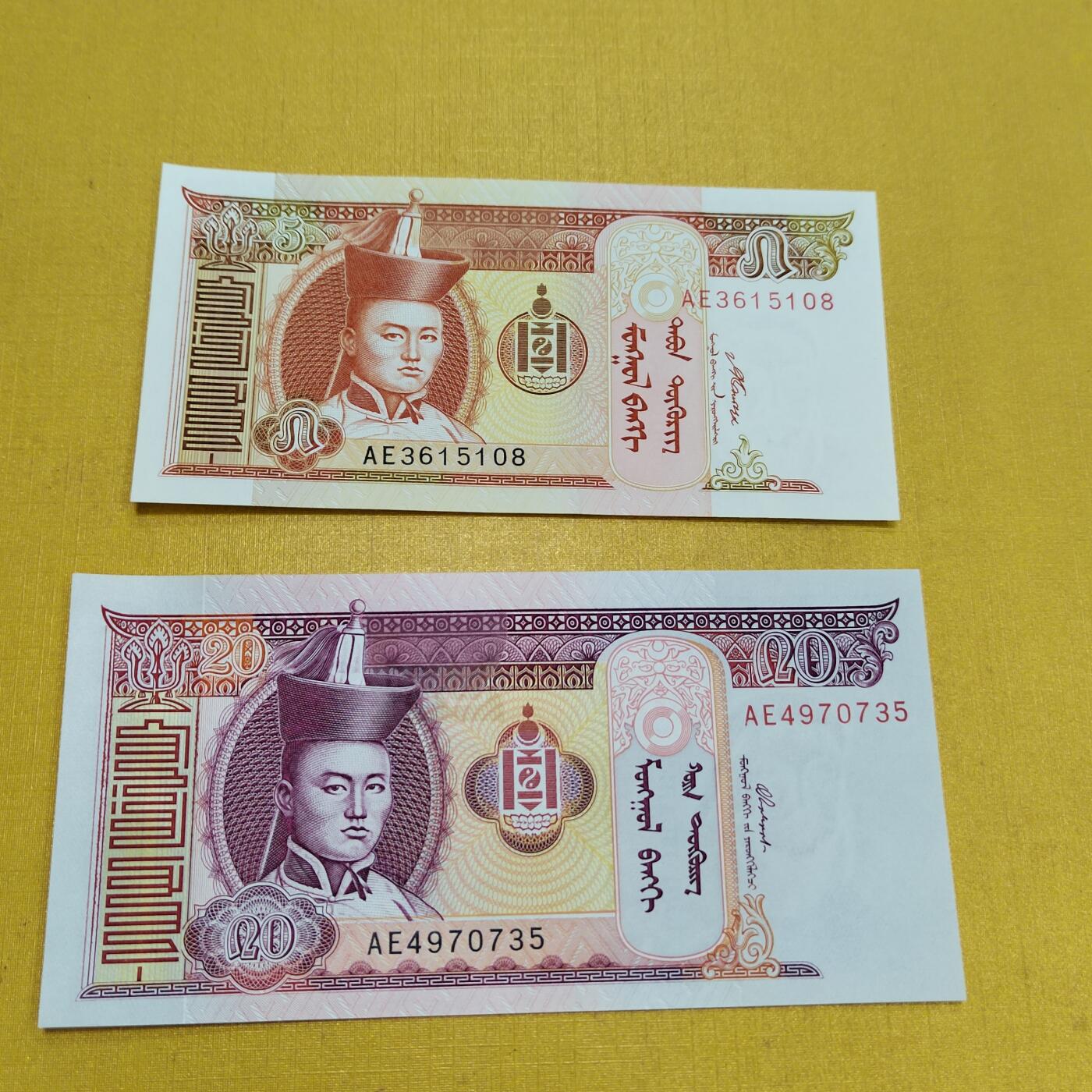 PCAI钱币15-601  外国纸币小专场 外蒙