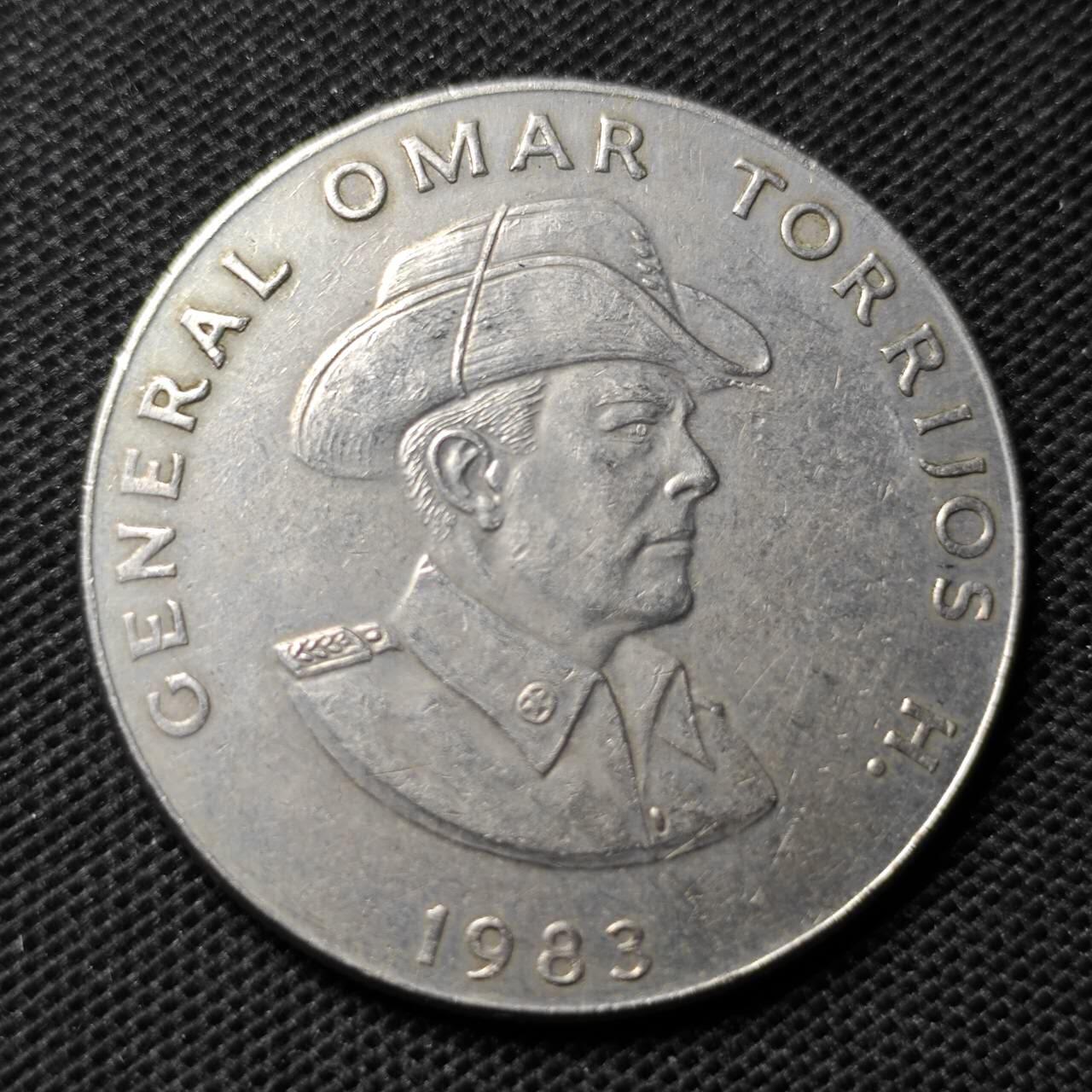 KK钱币收藏小铺  第369场  2月预留时间 周末发货  1983巴拿马1巴波亚