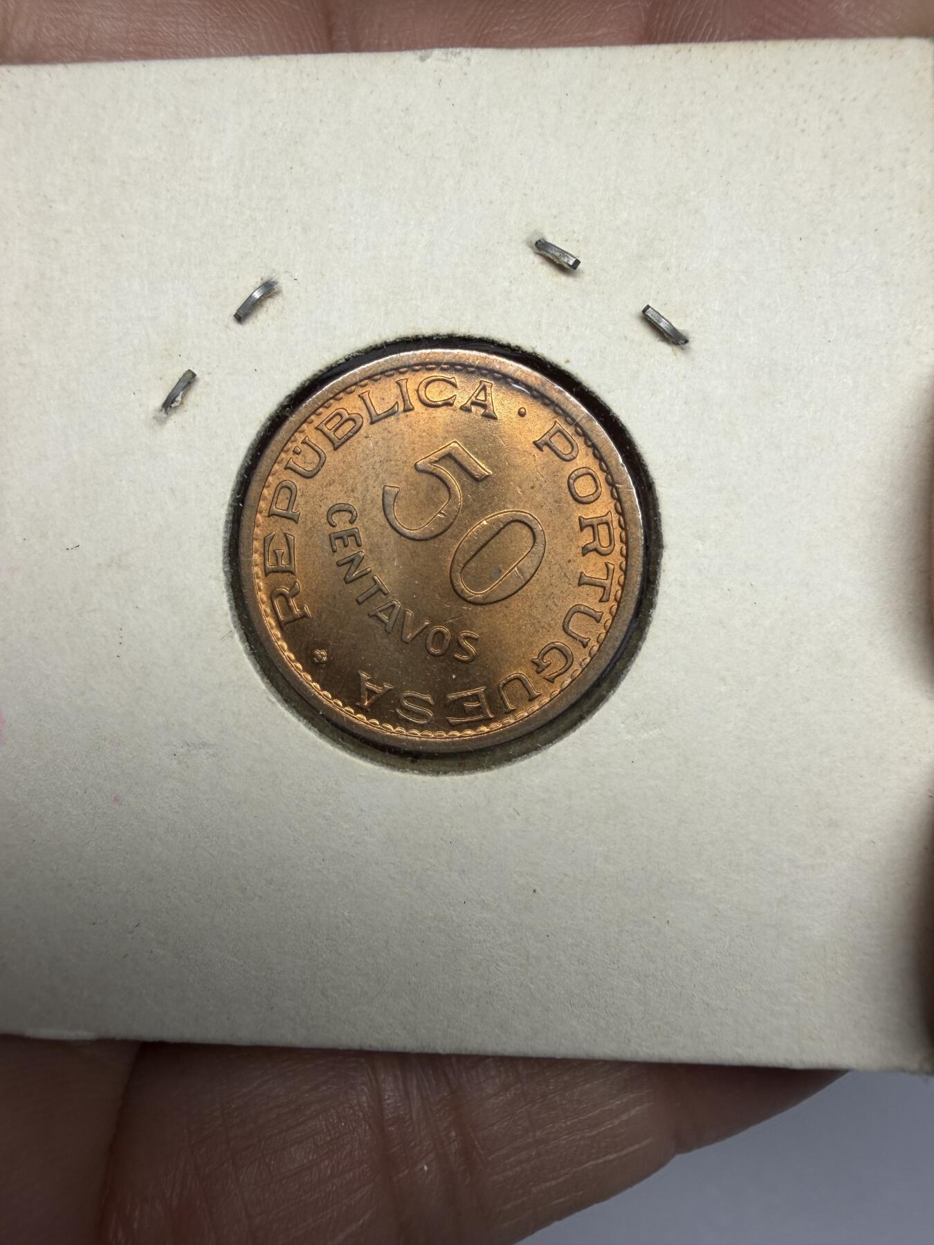 2025年集古藏今外币拍卖第十期-第6场—（总第286拍），可以寄存60天，满160元包邮。 1970年葡属东帝汶50分