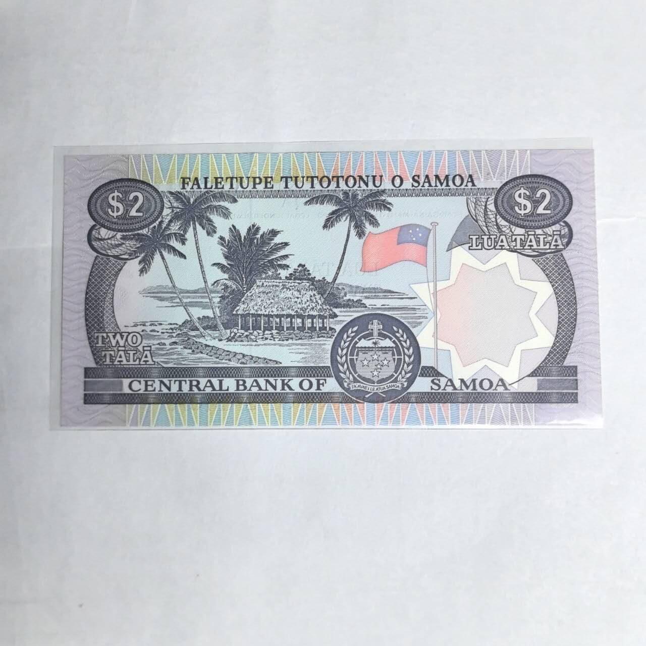 各国外币第99期 品种好部分全新 萨摩亚2塔卡 全新