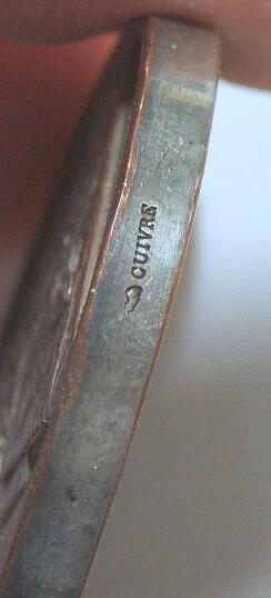 法国1900年前后 女神坐像高浮雕精制大镀银章 42MM