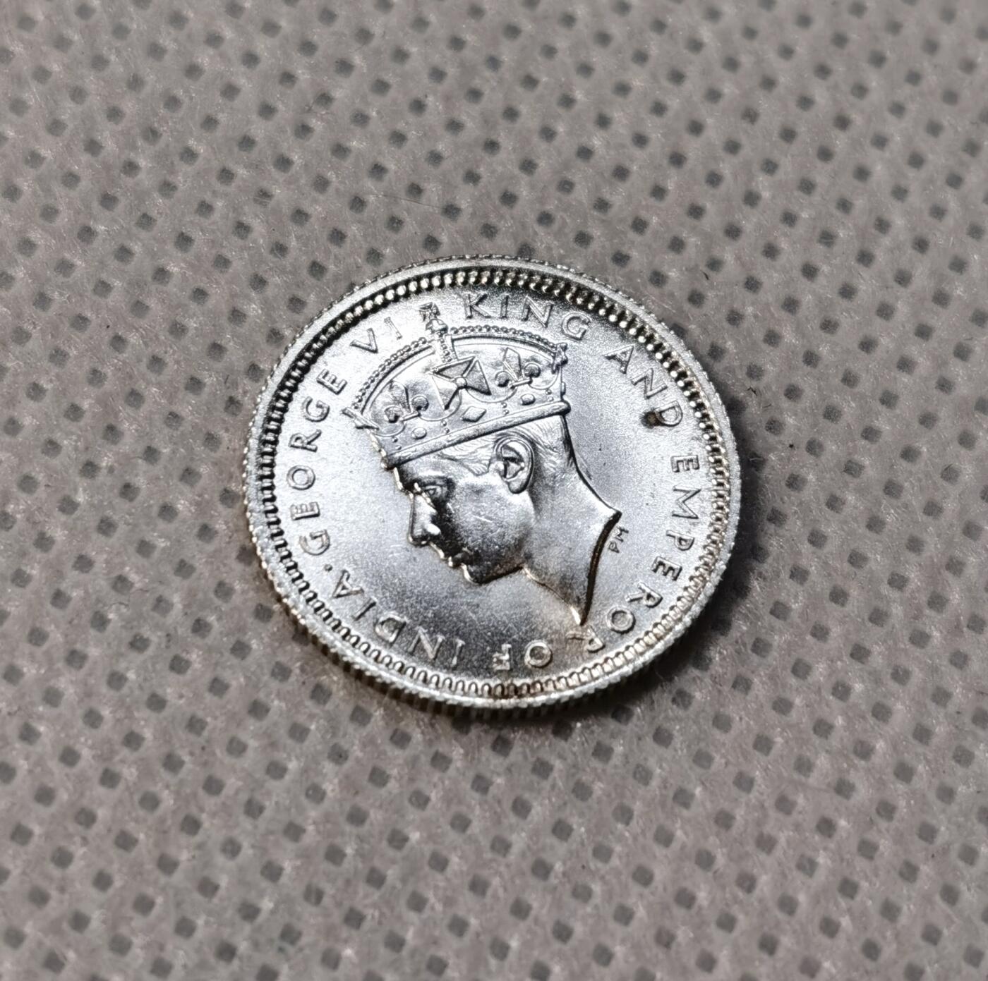 甄臻铺-世界币章拍卖（第39期）送拍享返佣金等优惠多多 英属马来西亚乔治六世5分1941 15.5mm 0.98mm 1.36g 0.75Ag