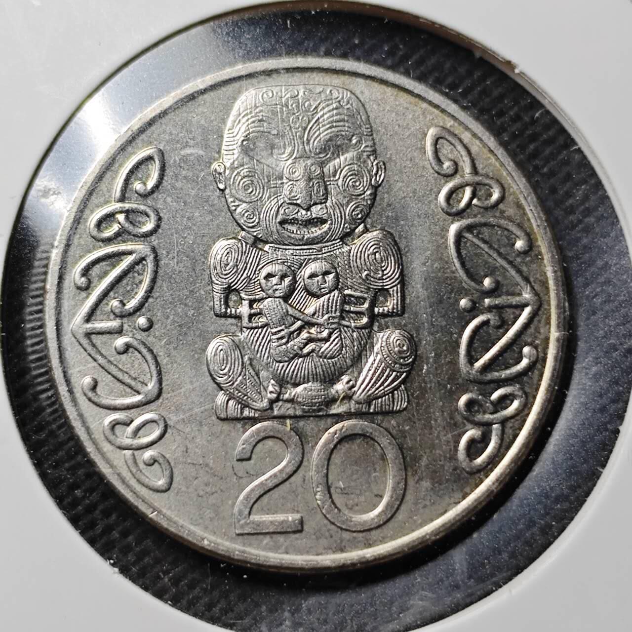 KK钱币收藏小铺  第369场  2月预留时间 周末发货  1990澳大利亚20分 大版