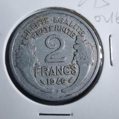 沼泽如烟--第902场 - 法国1946年2法郎 B版