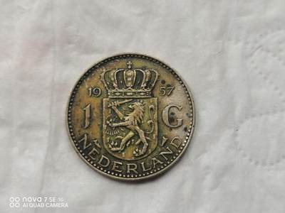 外国银币 - 57年荷兰一盾银币